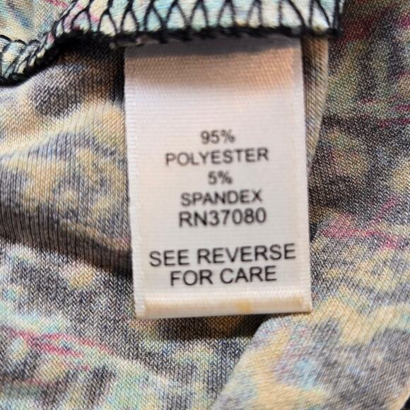 Cato Women's Dress 12 Multicolored Print Misses Size Large L Party Work Church - Picture 6 of 8